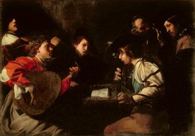 Ein Konzert, ca. 1610-20 von Bartolomeo Manfredi